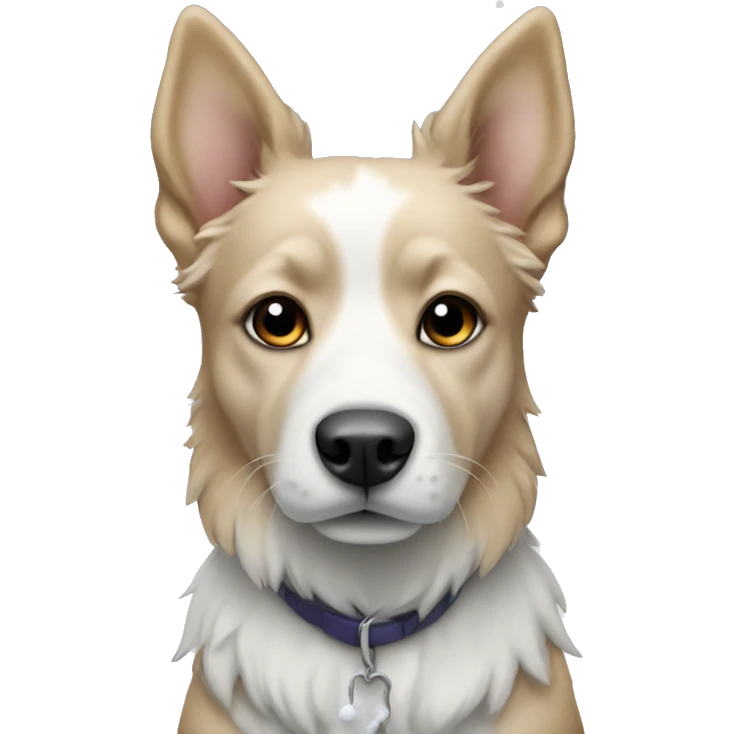 Dog and snow emoji
