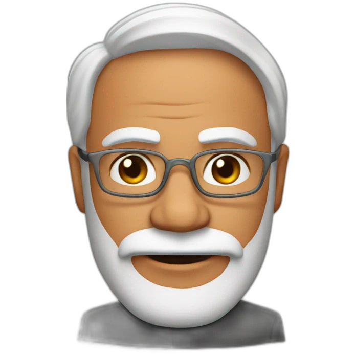 Modi say hello  emoji