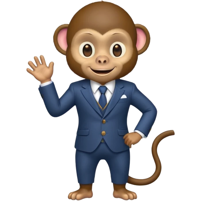 monkeys in suits emoji