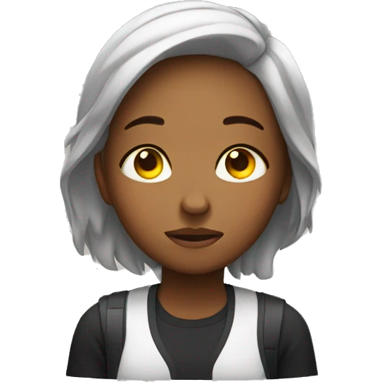 the girl is tired emoji