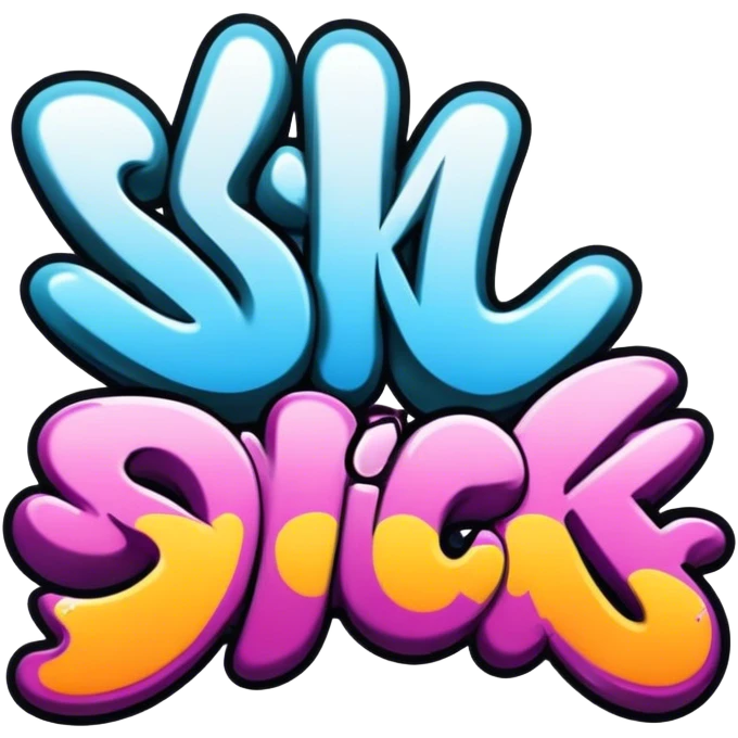 the word siiiick emoji