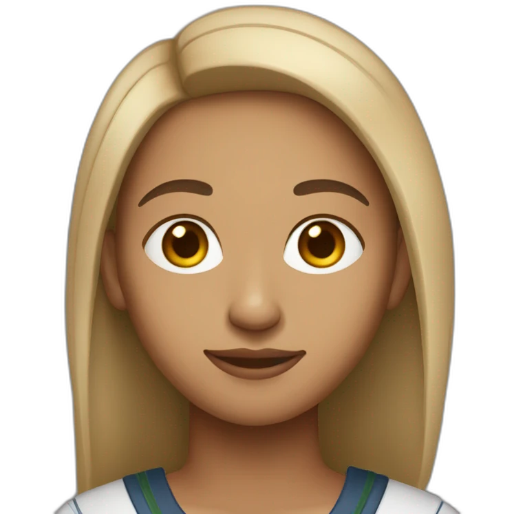 indian college student light skin middle part emoji