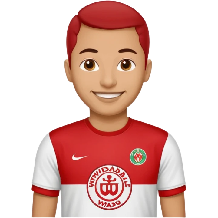 Create a emoji for a widad athletic club fan real t chirt emoji