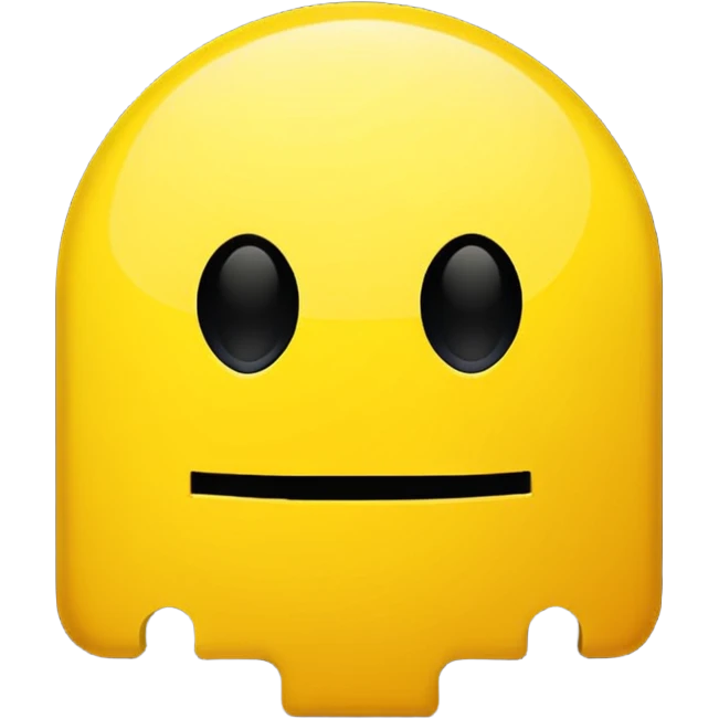 Pac man farting emoji