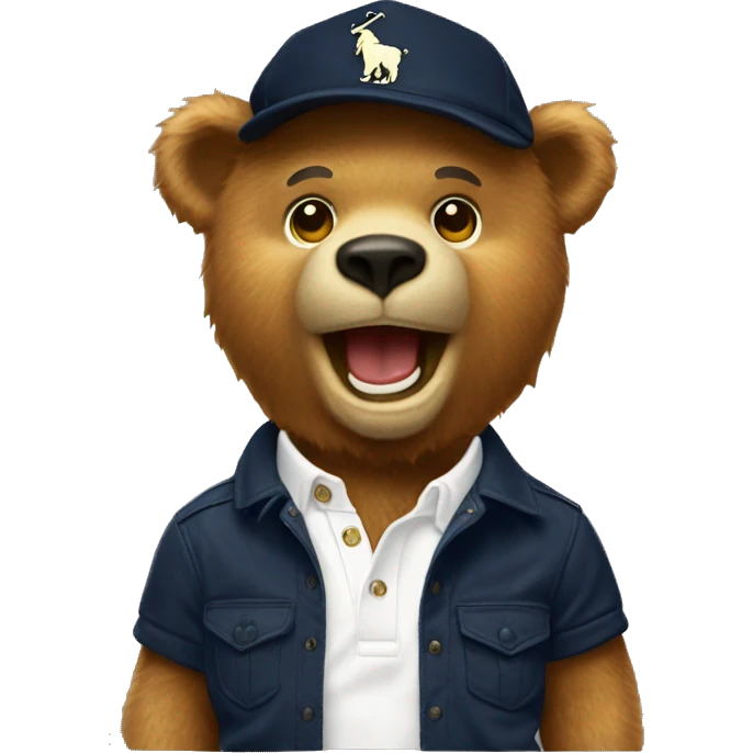 ralph lauren polo bear emoji