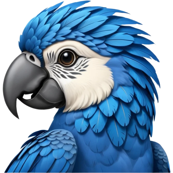 Blue Spix Macaw Prussian emoji