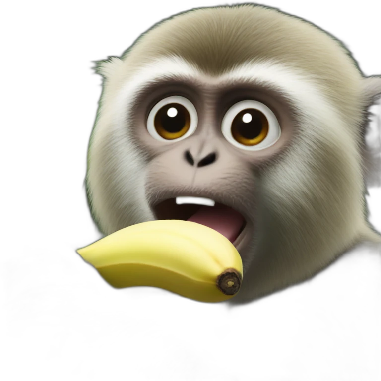 Monkey-eating-banana-ok emoji