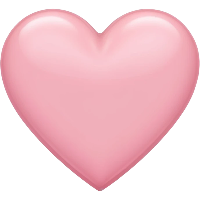 light pink heart emoji