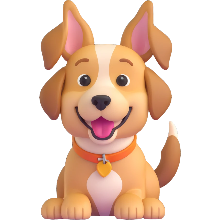 happy dog emoji