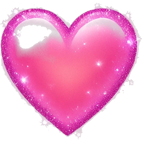pink heart with sparkles emoji