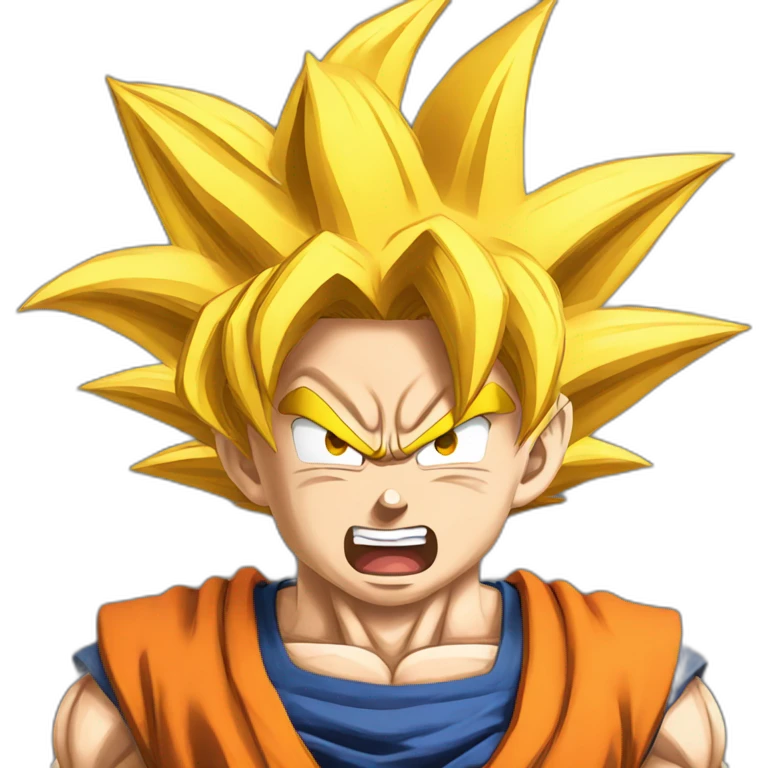 goku super saiyan talking emoji