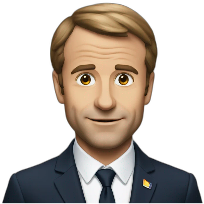 Macron qui Ken brigit emoji