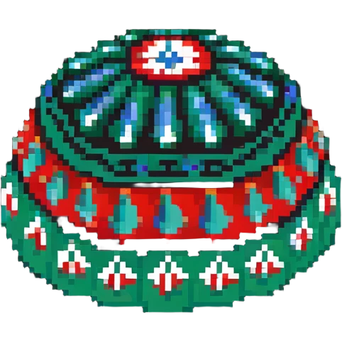 Uzbek doppa hat traditional headwear emoji