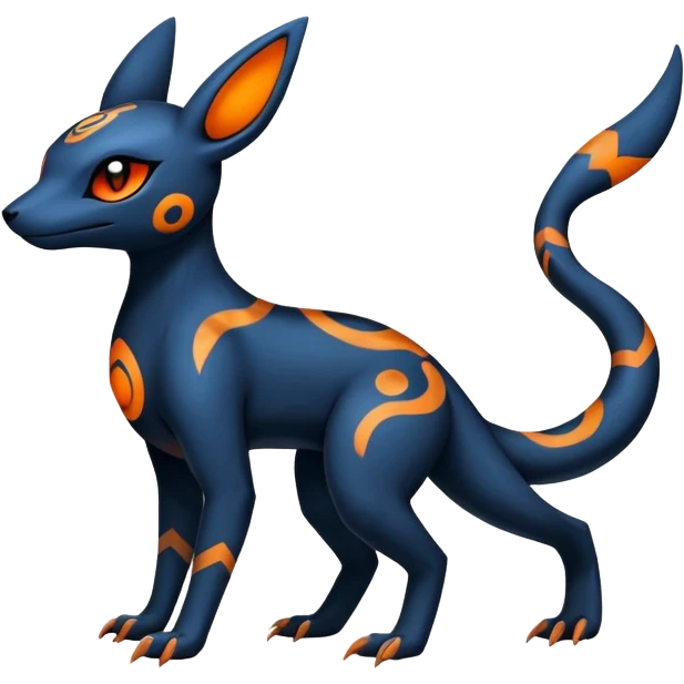 Salandit-Umbreon-Quilava-Fakémon-hybrid-creature (full body)  emoji