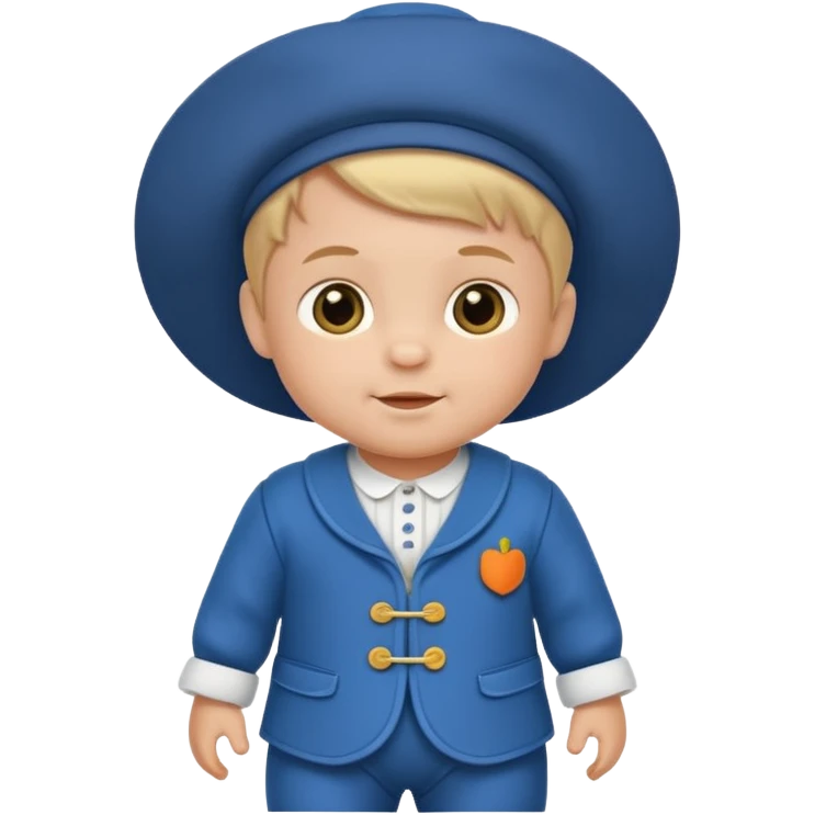 baby boy traditional dutch clothes emoji