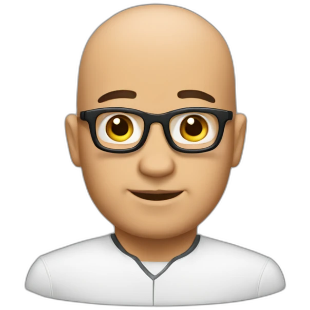 Oswaldo bald emoji