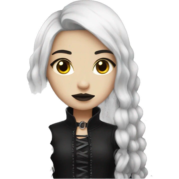 Goth girl emoji emoji