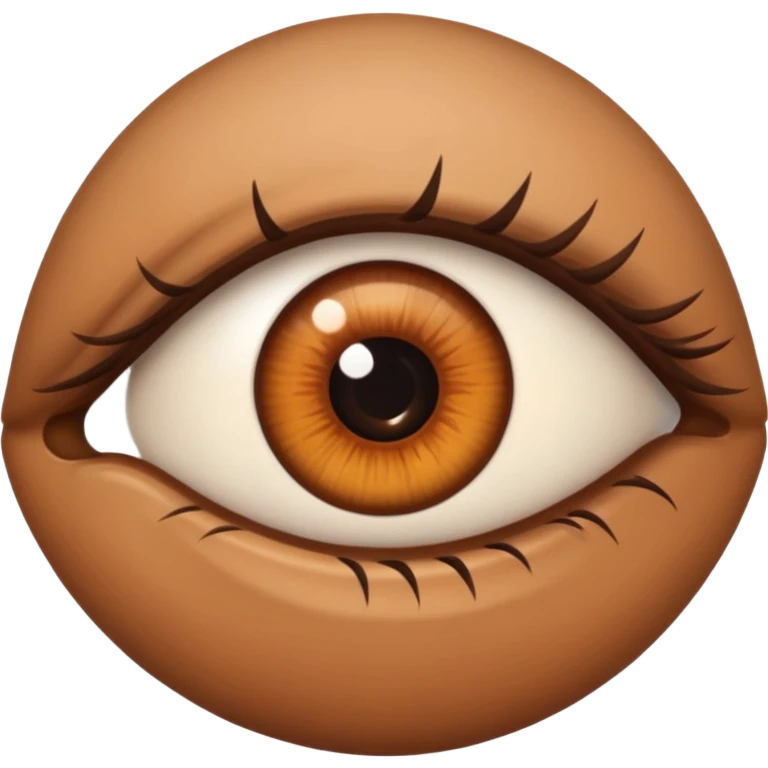 Un ojo emoji