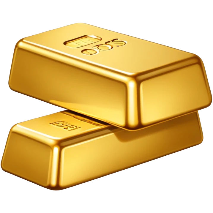 shiny gold bar emoji