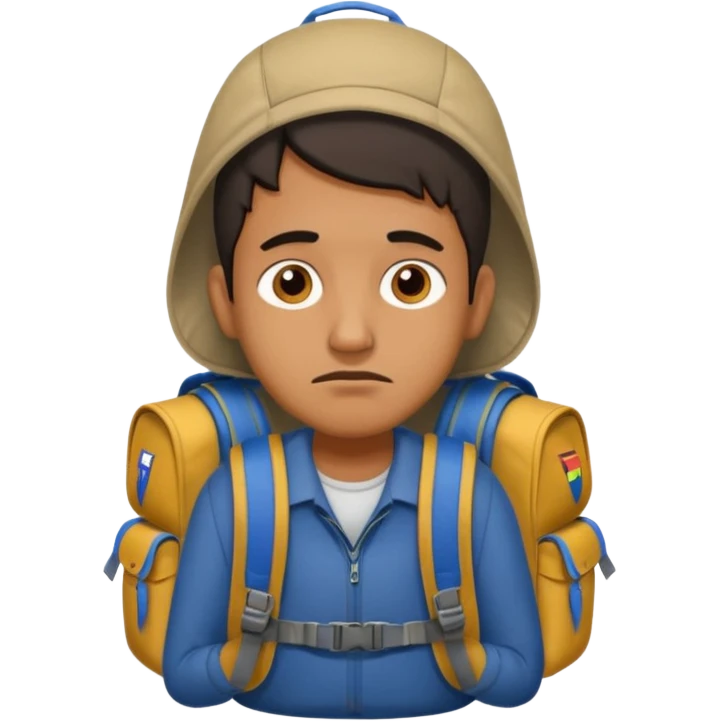 The Venezuelan migrant emoji