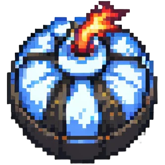 detailed high-res bomb power up item emoji
