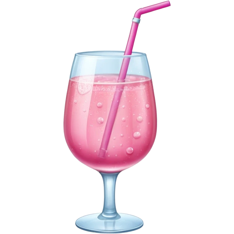🍷alter emoji into pink drink  emoji