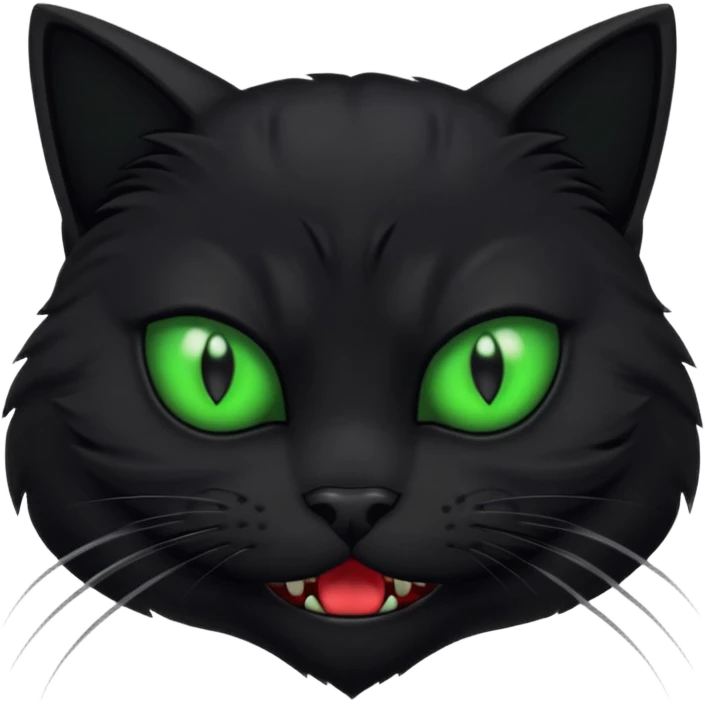 Evil cat emoji