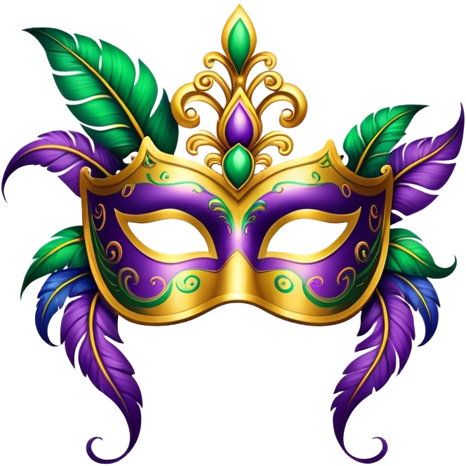 Mardi Gras mask emoji