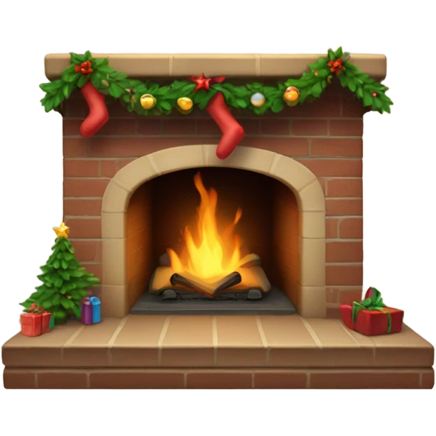 Christmas’s fireplace emoji