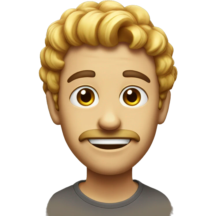 the man ate something tasty emoji