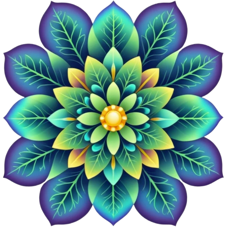 campo morfogenetico - fractal emoji