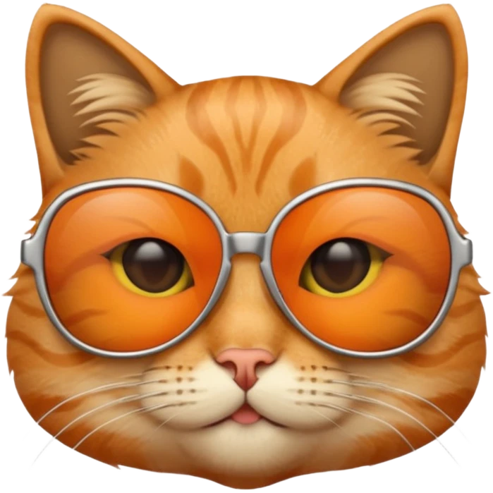 Cat wearing sunglasses emoji