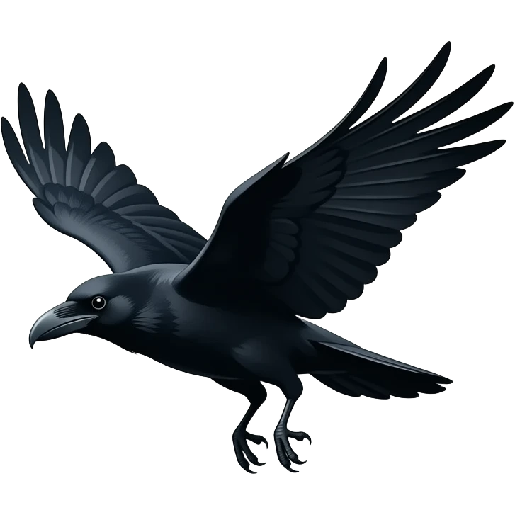Raven emoji
