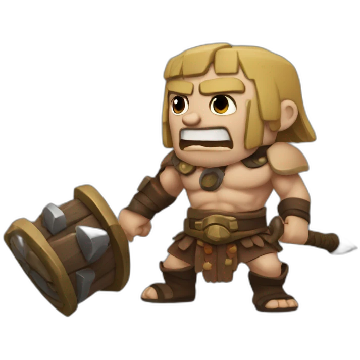 clash of clan barbarian emoji