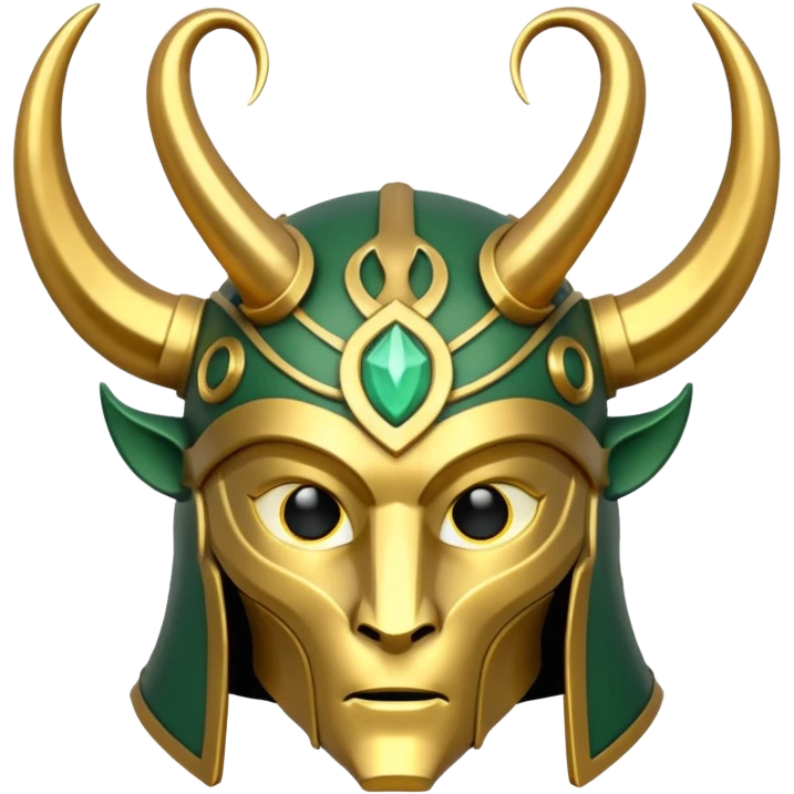 Loki's helmet emoji