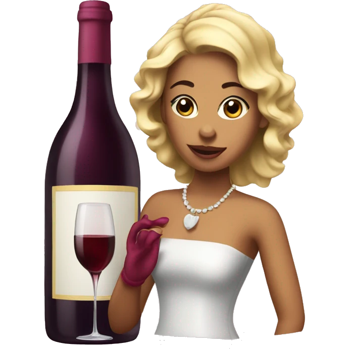 wine coquette emoji