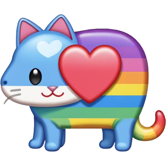 heart nyan cat emoji