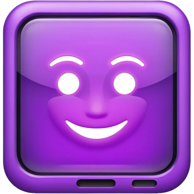 purple wide network monitor emoji