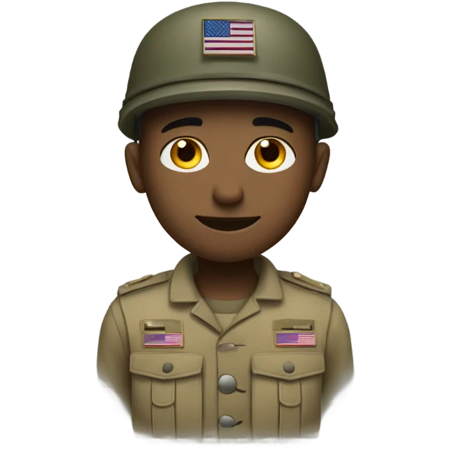 american soldier emoji