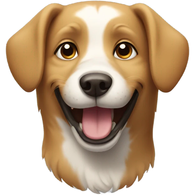 Smiling dog emoji
