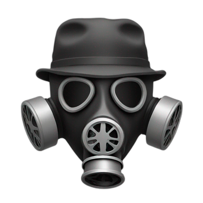 Gas mask jew emoji