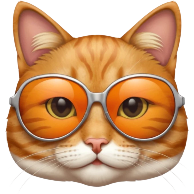 Cat wearing sunglasses emoji