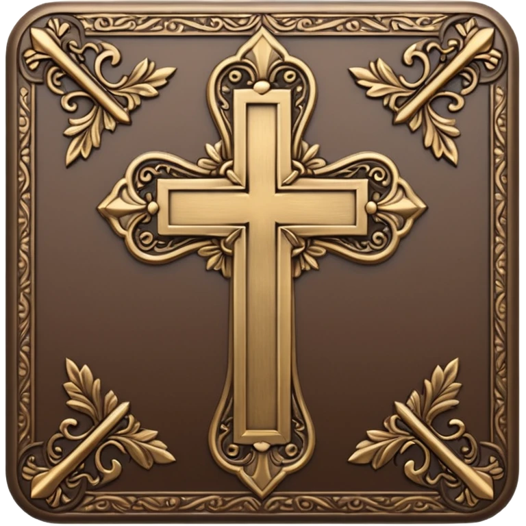 cross with a bible verse emoji