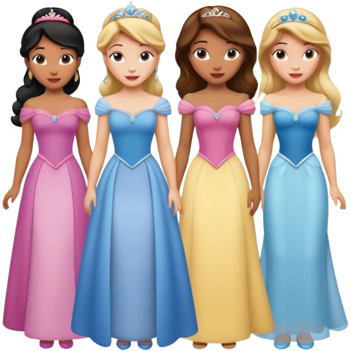 disney princesses emoji