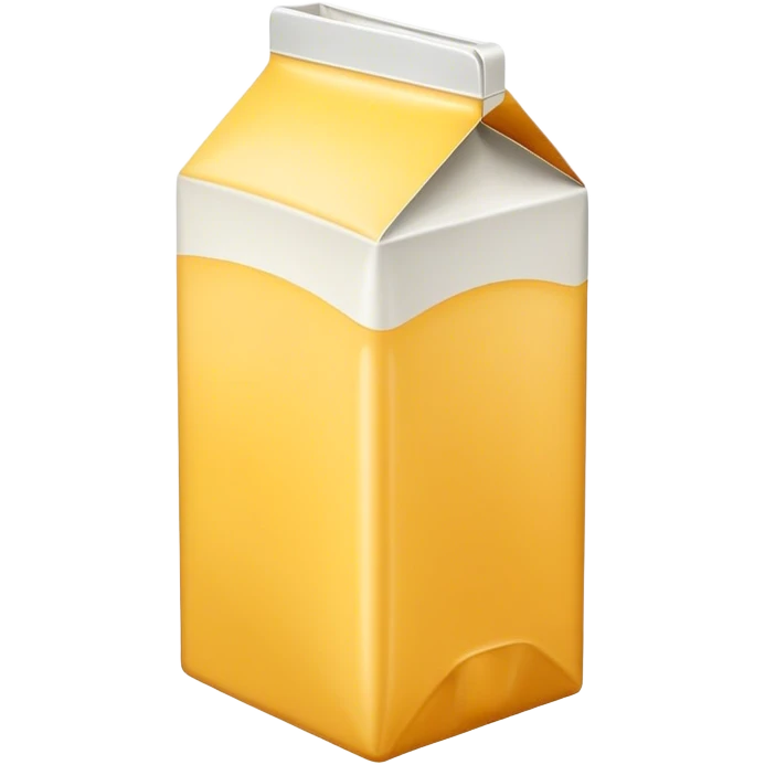 smooth yellow milk carton emoji