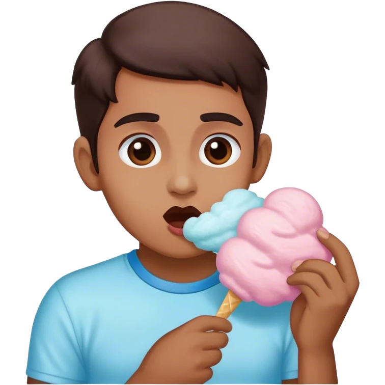 Patel cotton candy emoji
