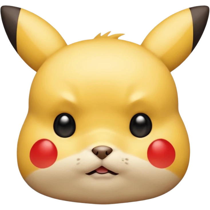 Un Pikachu qui et triste  emoji