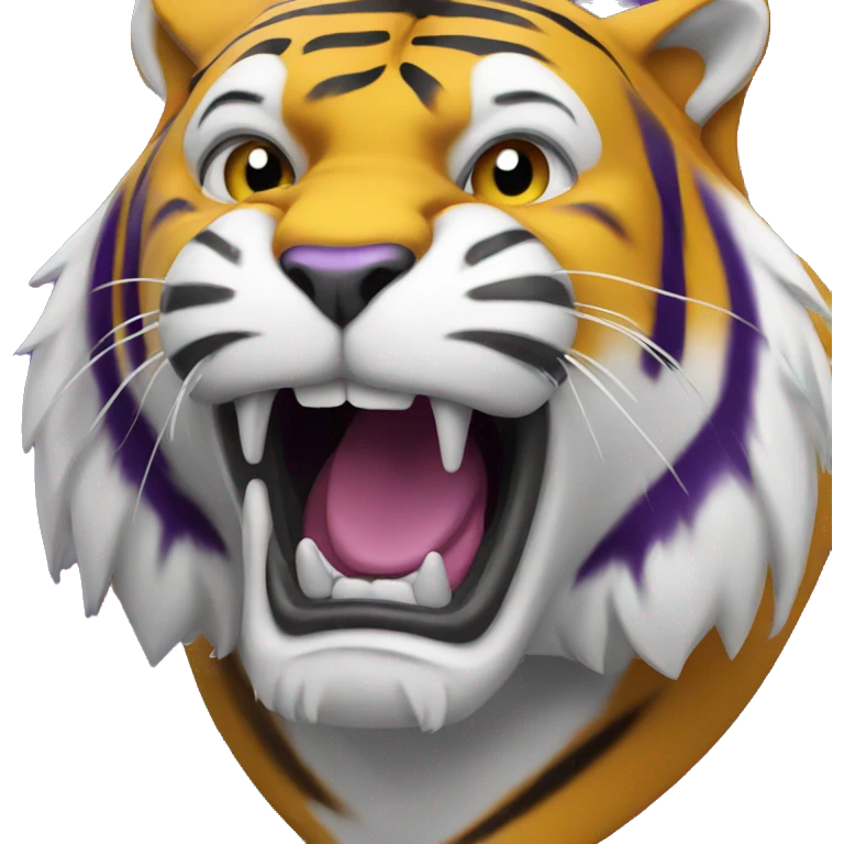 lsu tiger mascot emoji