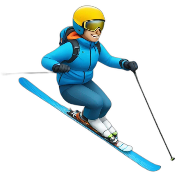 Skieur emoji