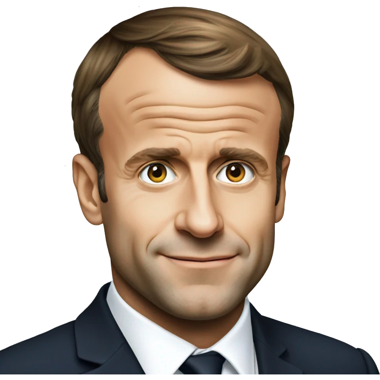 Emmanuel Macron emoji
